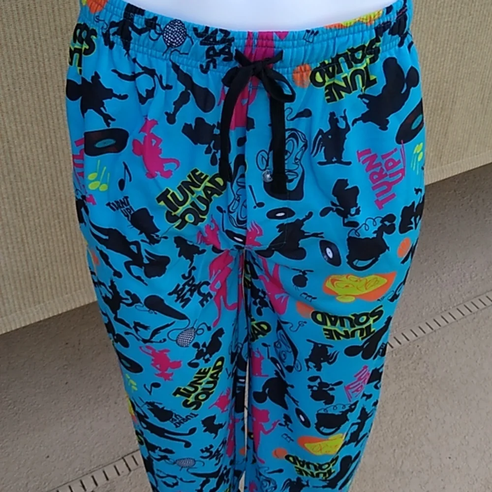NWOT Space Jam A New Legacy Men's Tune Squad Loungewear Pajama Pants - Size M - Picture 2 of 5